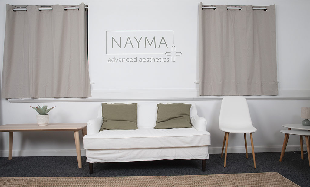 Nayma Aesthetics clinic treatment room in Boston